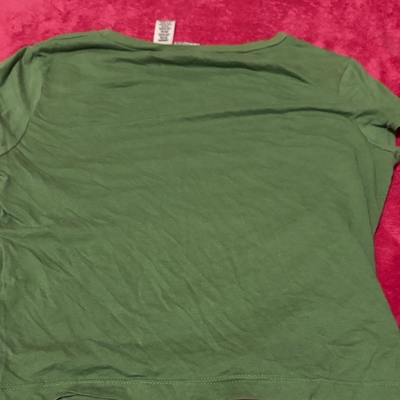 “Don’t Be Jealous” slogan tee novelty no boundaries green and purple sparkles - Picture 2 of 2